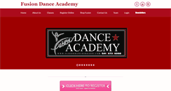 Desktop Screenshot of fusiondanceoregon.com